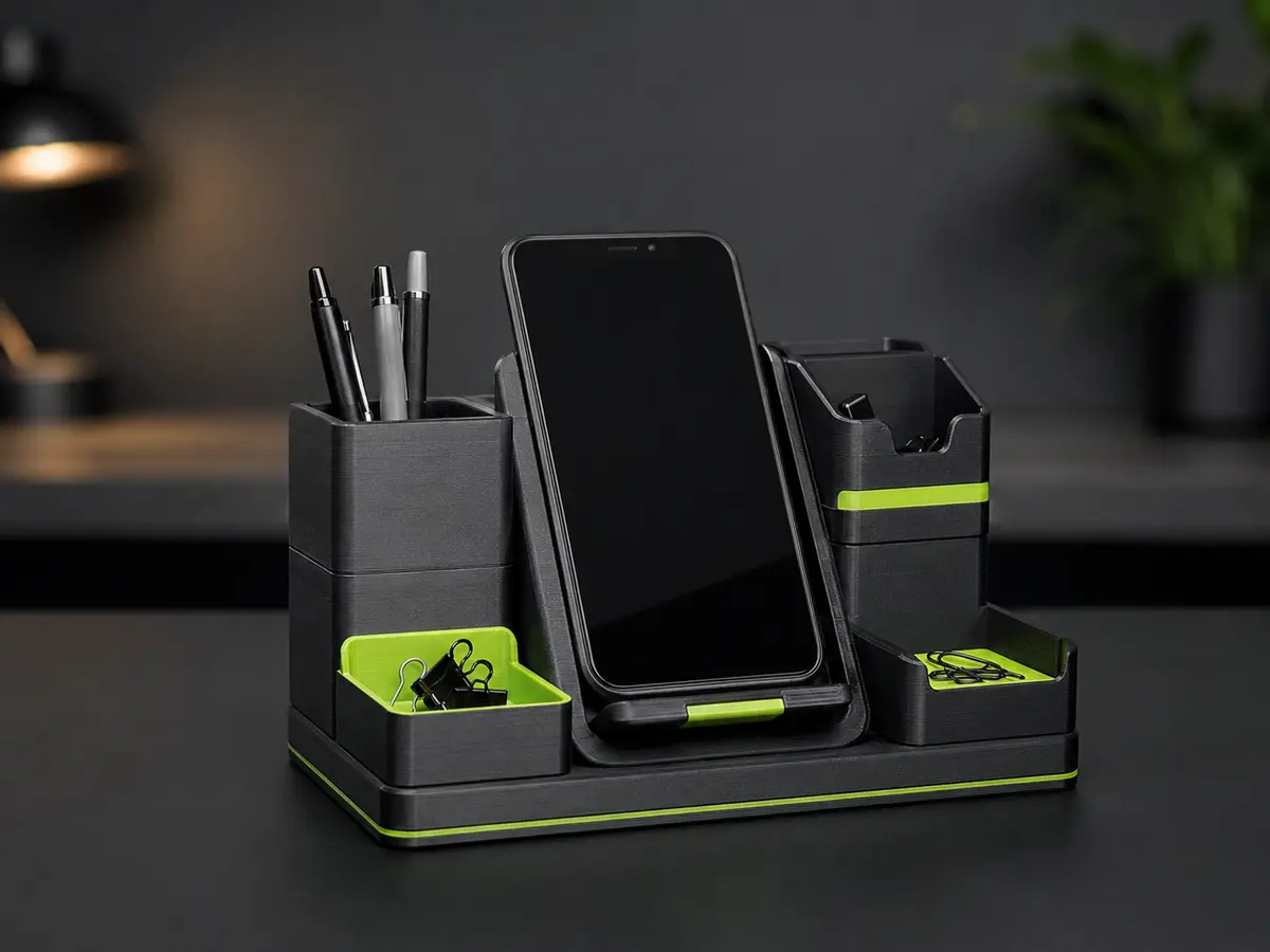 Organizador modular produzido pela Paitra 3D